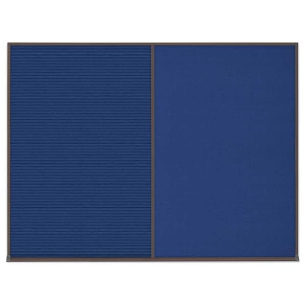 Triple Door Radius Corkboard, 72"X48", B